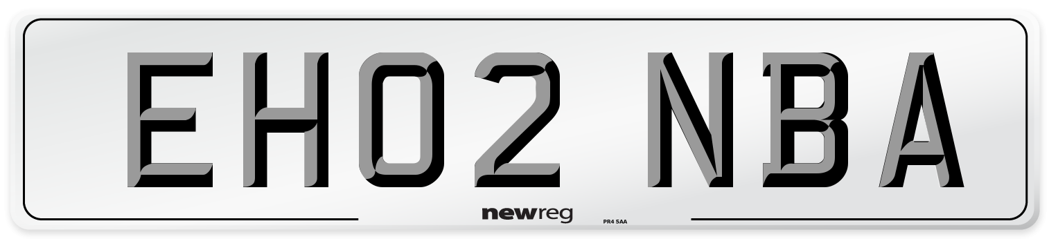 EH02 NBA Number Plate from New Reg